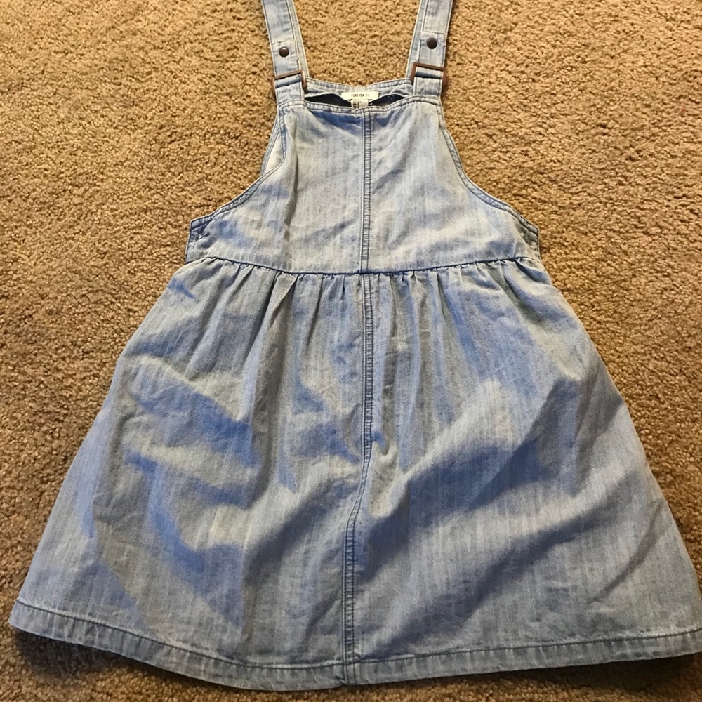 Jean overall dress